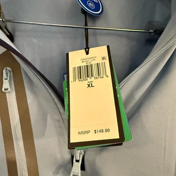 RLX Ralph Lauren Blue Wicking Shirt - Picture 3 of 6